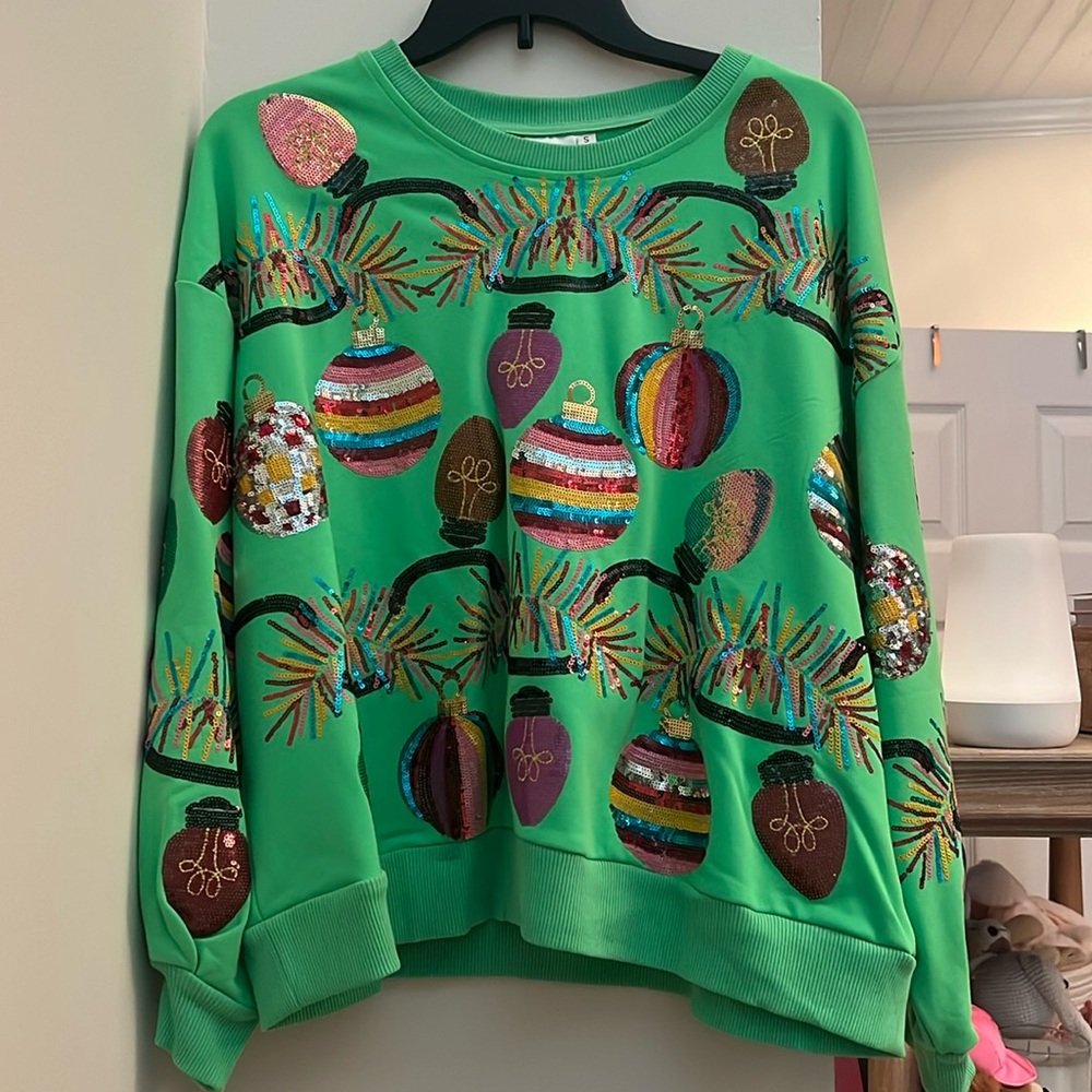 Queen of Sparkles Christmas sweatshirt